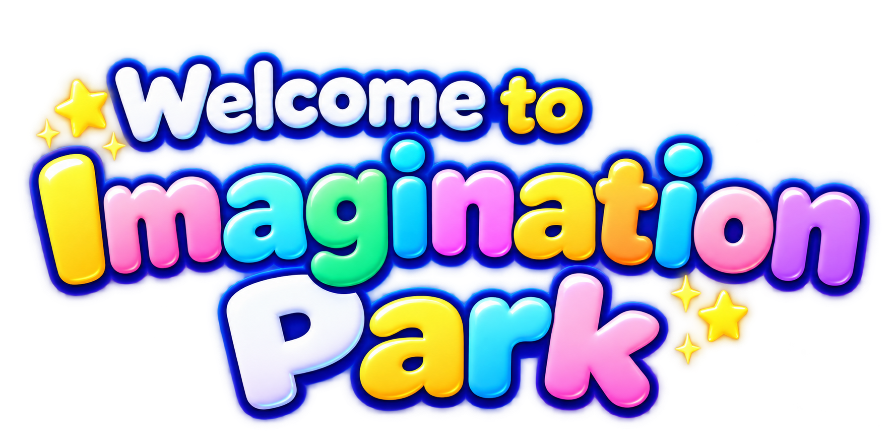 Título gráfico do Parque da Imaginação