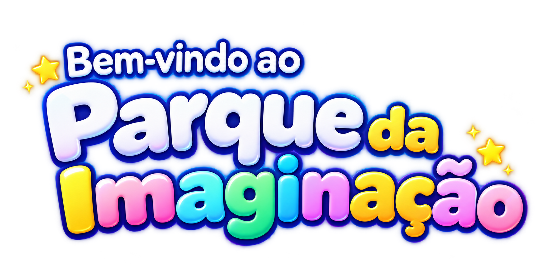 Título gráfico do Parque da Imaginação